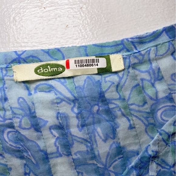 Dolma Alya Top in Blue Floral - Picture 7 of 15